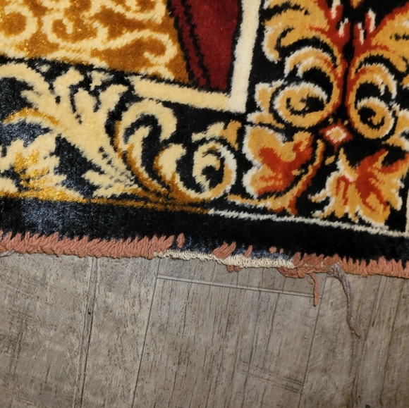 Vintage Last Supper velvet tapestry wall - Picture 8 of 14